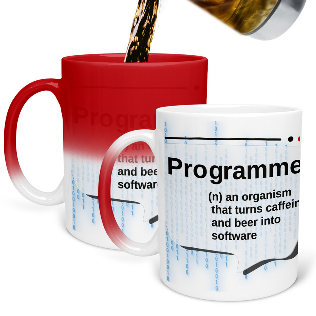 Printed Ceramic Coffee Mug | Mugs For Programmer | Programmer Defined  |325 Ml